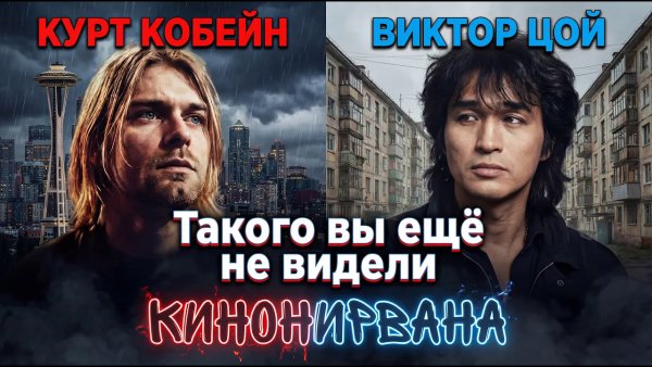 Виктор Цой и Курт Кобейн - Хватит бояться нейросеть