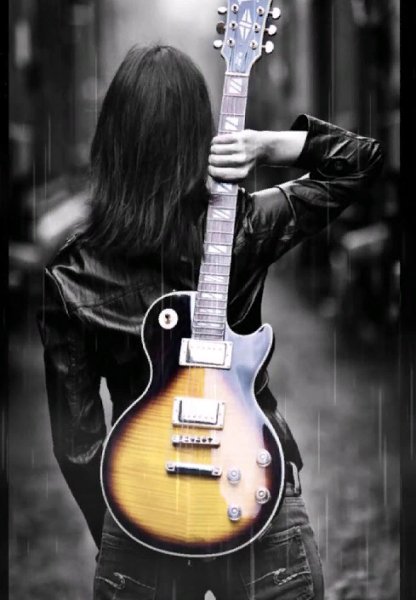 Snowy white. - Midnight blues.
