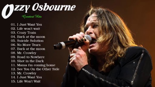 Ozzy Osbourne - Best Songs  Greatest Hits 2021