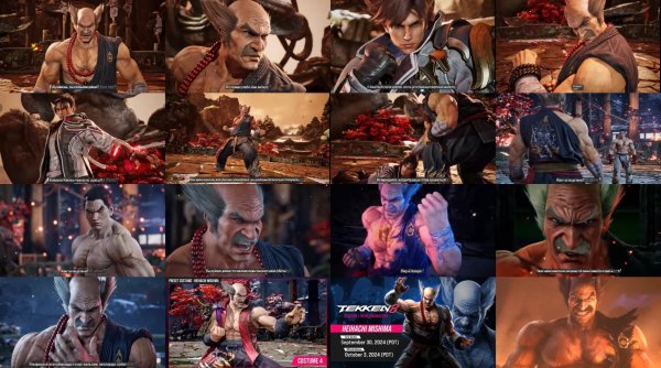 MyCollages. Tekken 8. Возвращение Хейхачи Мишимы (1)