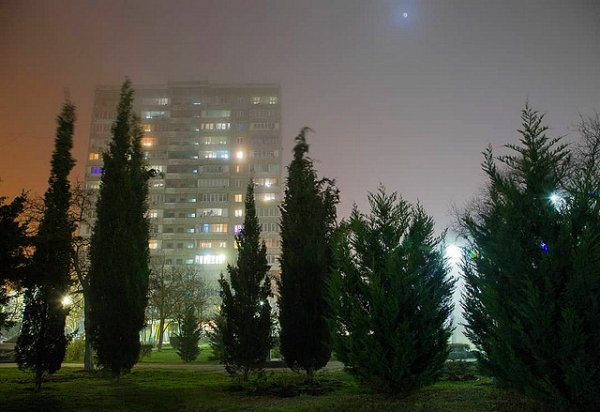 Ночная Евпатория