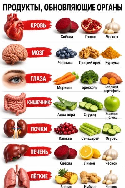 Обновление органов