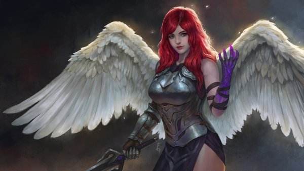 Angel-warrior-wings-fantasy- 4K