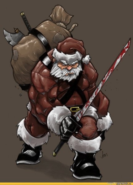 Брутальный Дедушка Мороз