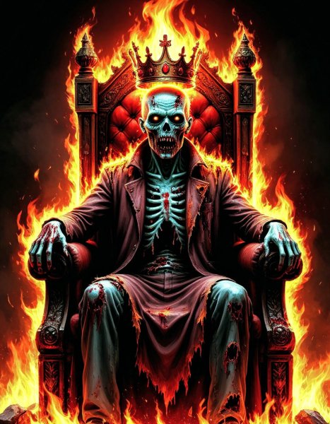 Burn zombie