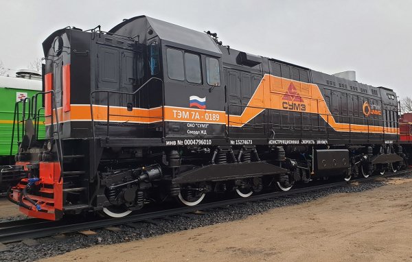 Тепловоз ТЭМ7А-0189 (20.01.20г)