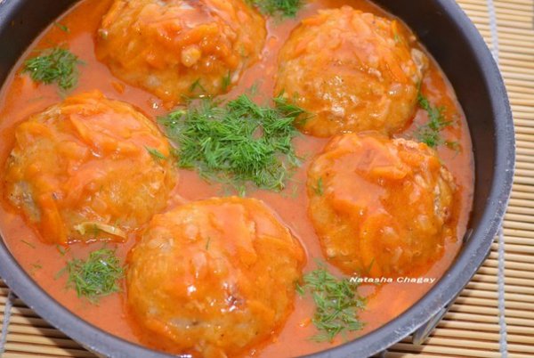 ленивые голубцы в томат соус