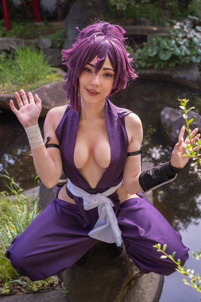 Yuzuriha-(jigokuraku)-Jigokuraku-Misaki-Sai-ero-cosplay-8017