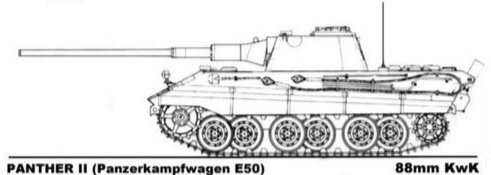 Panther 2 (Panzerkampfwagen E-50) (88mm Kwk)