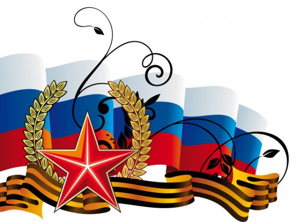 May 9 St. George and the tricolor ribbon in the May 9 Victory