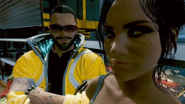 Ви и Панам Cyberpunk 2077 Обои на рабочий стол 2