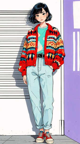 80s Showa-vibes style by Ai