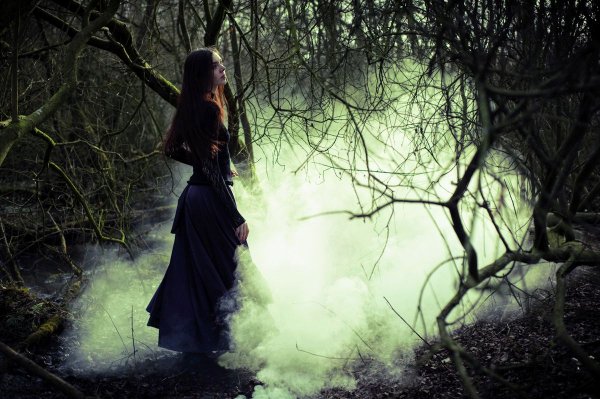 Девушка в лесу