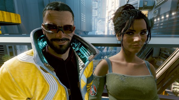 Ви и Панам Cyberpunk 2077 Обои на рабочий стол 1