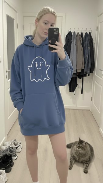 Пушистое привидение