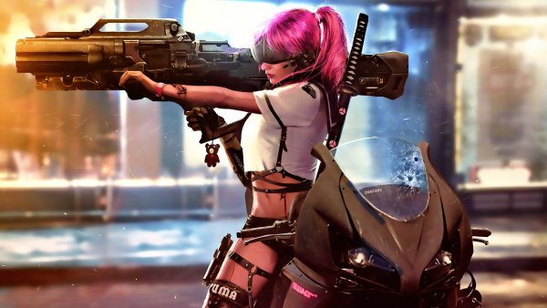 Cyberpunk-girl-cannon-sci-fi 4K-4.1065