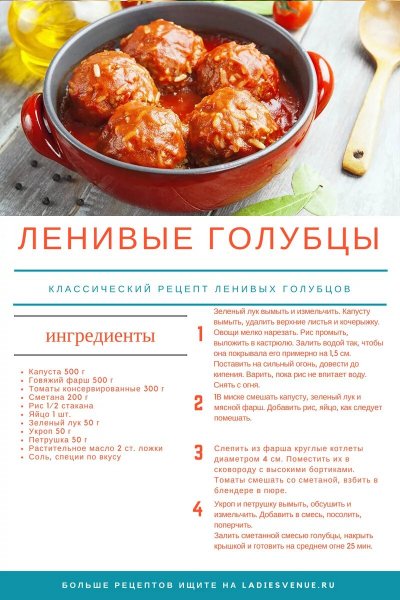 Ленивые голубцы