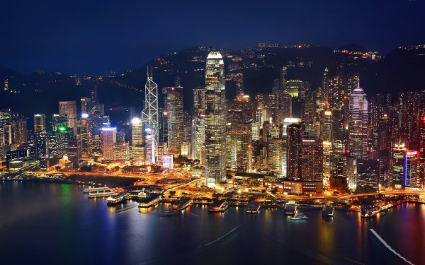 Гонконг дома Hong Kong ночь