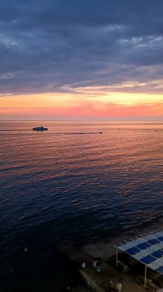 Анапа. Закат над морем