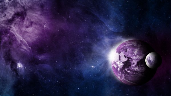 Zemlia luna prostranstvo 118437 1600x900
