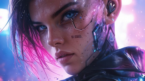 Cyberpunk-girl-sci-fi-digital-art-4k 376@5@d