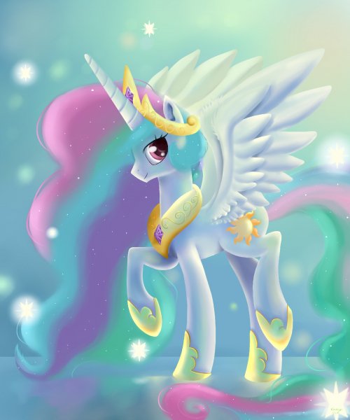 princess celestia by carligercarl