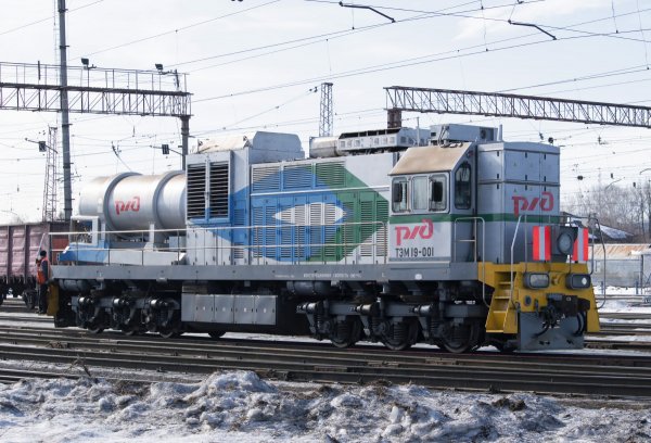 Газотепловоз ТЭМ19-001