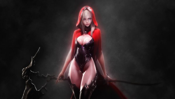 Арт красная шапочка