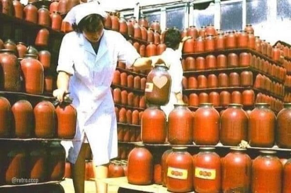 Производство натурального томатного сока в СССР
