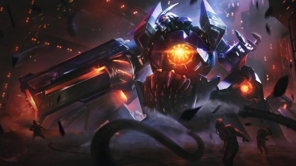Mecha-urgot-lol-skin-splash-art-8k-wallpaper