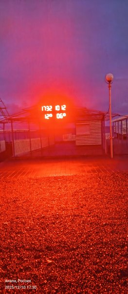 Анапа. Галечный пляж в начале декабря