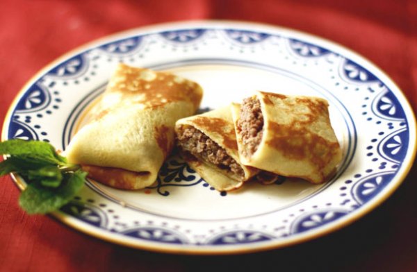 Блинчики с мясом