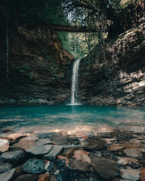 Водопад Ажек, Сочи, Краснодарский край