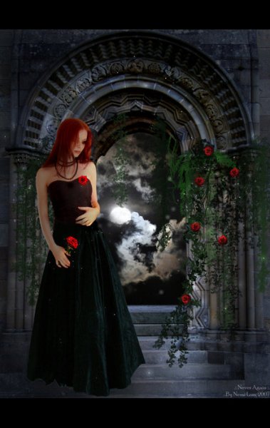 Девушка, фантастически красиво