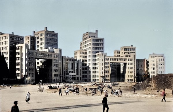 Конструктивизм Советской архитектуры, вроде Харьков