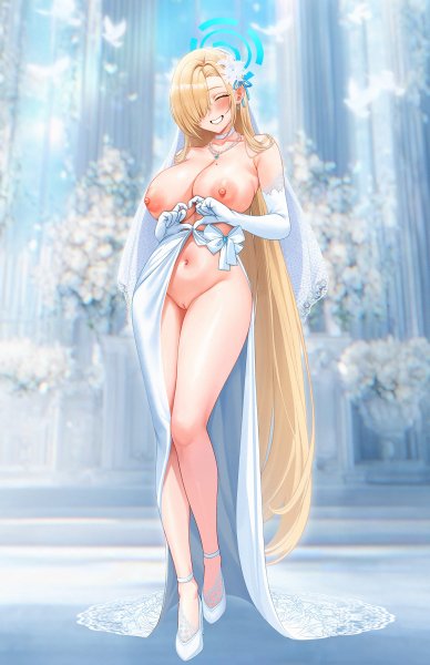 Asuna blue archive drawn by aki yama73 e6e7c074b9b