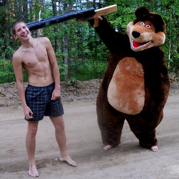 Дима и медведь