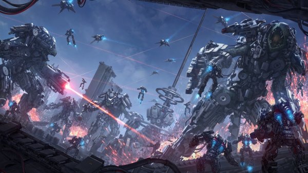 Sci-fi-war-battle-robot-mecha 8K-4.67