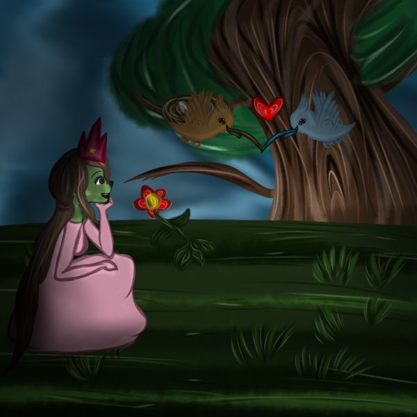 Принцесса Синди и птицы...