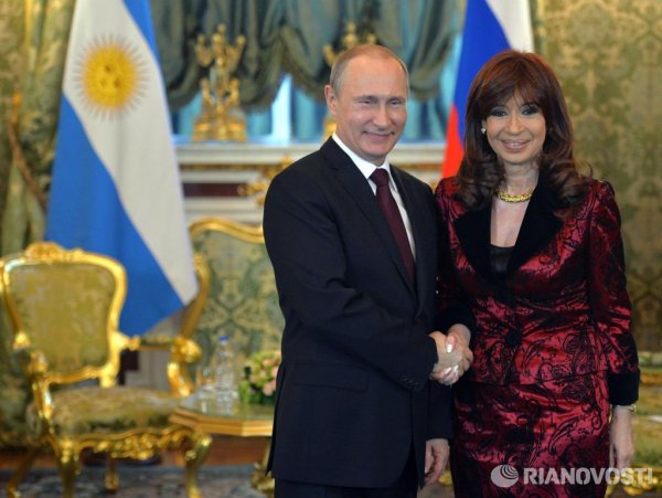 Владимир путин и Кристина фернандес