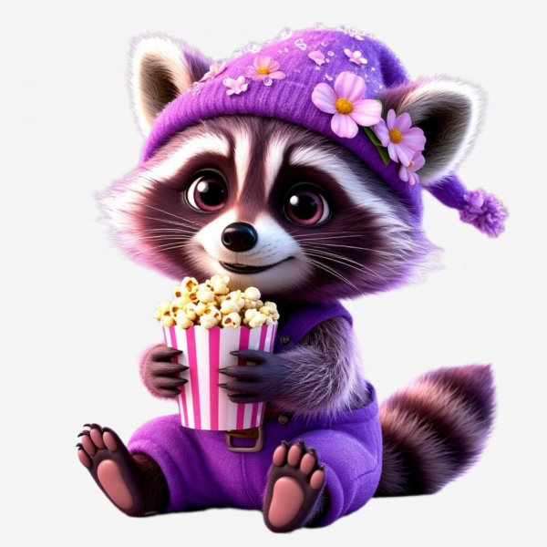 Енотик и попкорн