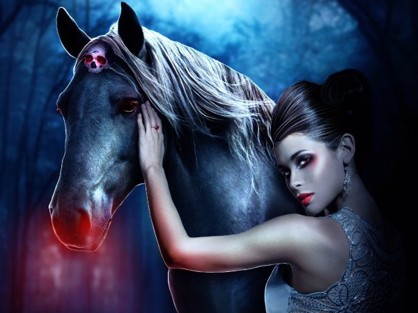 Fantasy-girl-with-a-horse-skull-red-lips 2560x1920