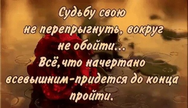 Судьбу не перепрыгнуть