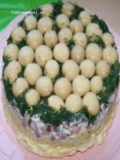 Салат.Грибная поляна