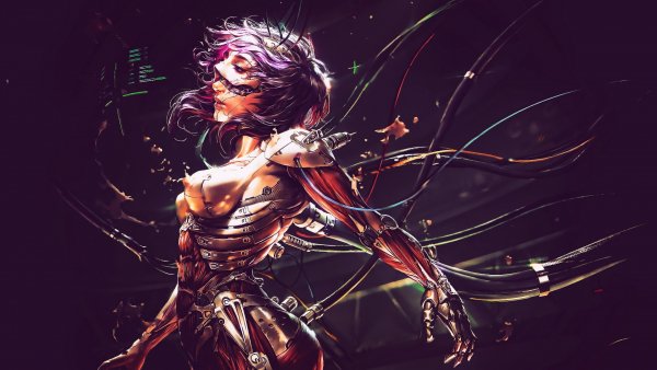 Sci-fi-cyberpunk-cyborg-girl 4K-117