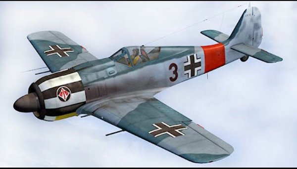 Немецкий Истребитель Фокке-Вульф FW-190