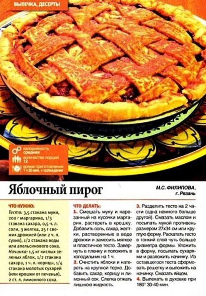 Яблочный пирог