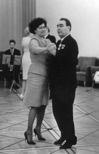 Л.И.Брежнев с дочерью Галиной