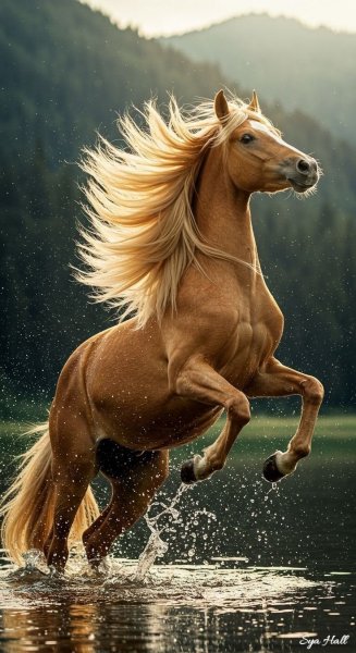 Красивый конь