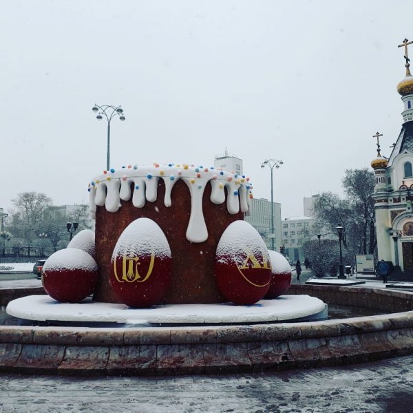 Пасхальный фонтан